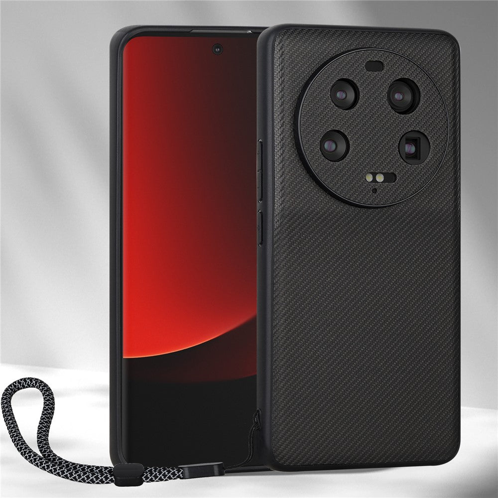 VILI TC-seriens mobilcover til Xiaomi 13 Ultra, tekstureret TPU-cover med PU-læderbelægning og faldsikring