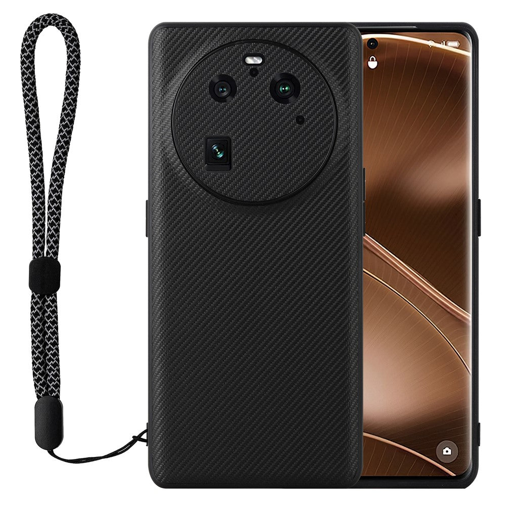 VILI TC Series for Oppo Find X6 Pro Textured Leather Coated TPU Case Drop-proof Cell Phone Cover