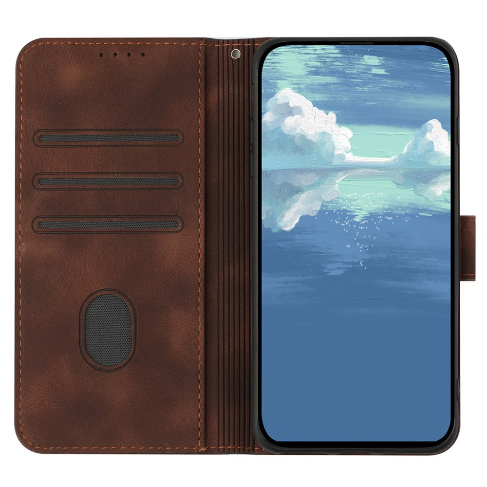 YX0040 For Xiaomi Redmi Note 12 4G Imprinted Pattern Leather Case Cell Phone Stand Wallet Cover