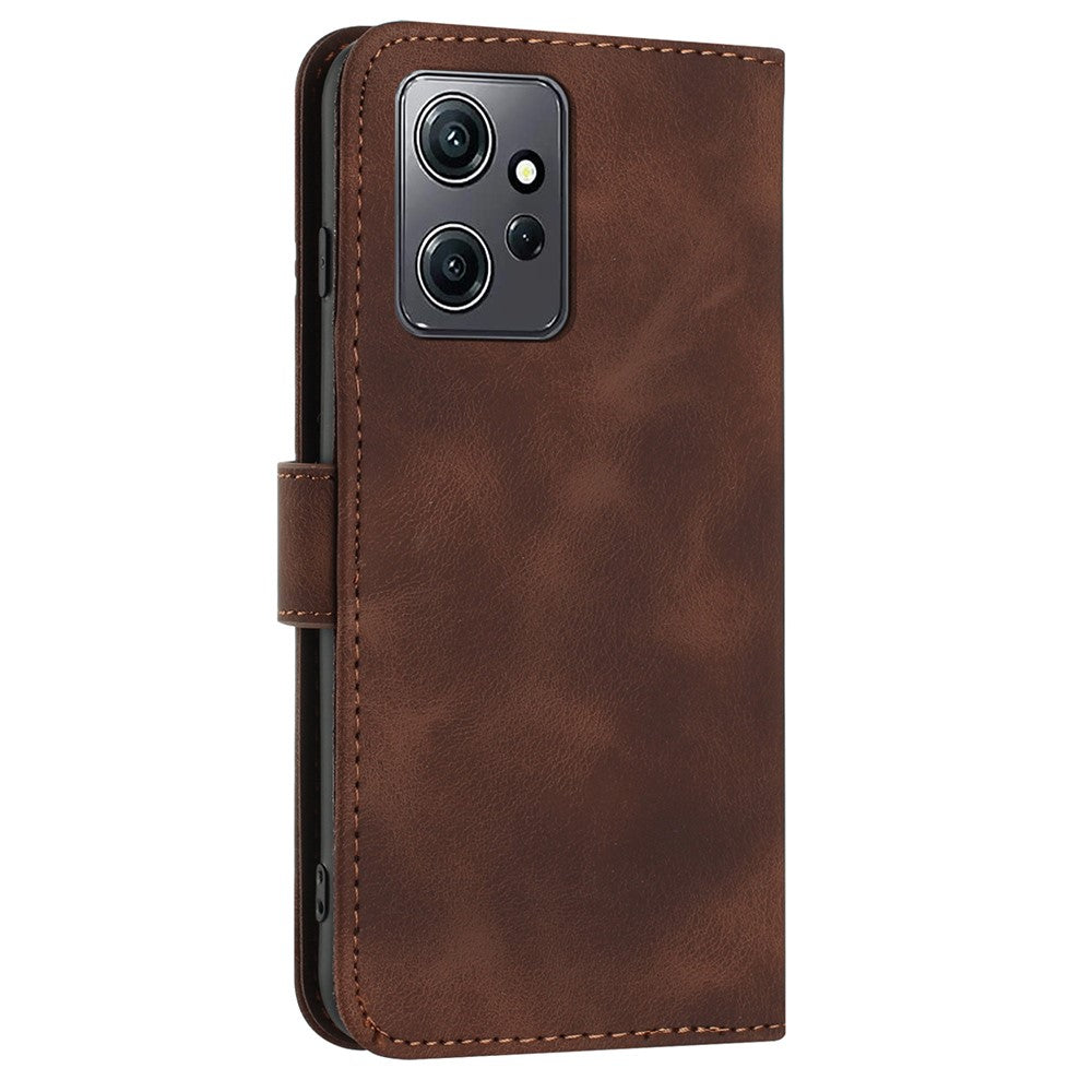 YX0040 For Xiaomi Redmi Note 12 4G Imprinted Pattern Leather Case Cell Phone Stand Wallet Cover