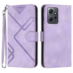 YX0040 For Xiaomi Redmi Note 12 4G Imprinted Pattern Leather Case Cell Phone Stand Wallet Cover