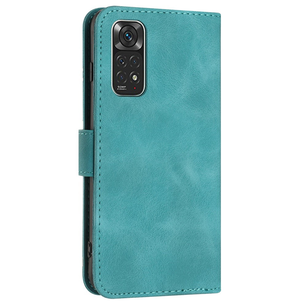 YX0040 För Xiaomi Redmi Note 11 4G (Qualcomm) / Note 11S 4G mobil Läderfodral Präglat Mönster Plånboksfodral
