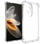 For Oppo Reno10 Pro+ 5G Drop-proof Phone Case Transparent Anti-Slip Flexible TPU Cover