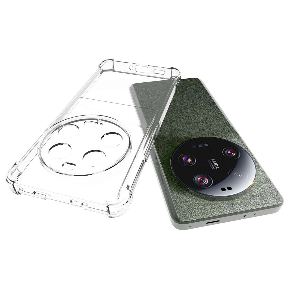 For Xiaomi 13 Ultra Anti-Slip Phone TPU Case Scratch-resistant Transparent Phone Cover