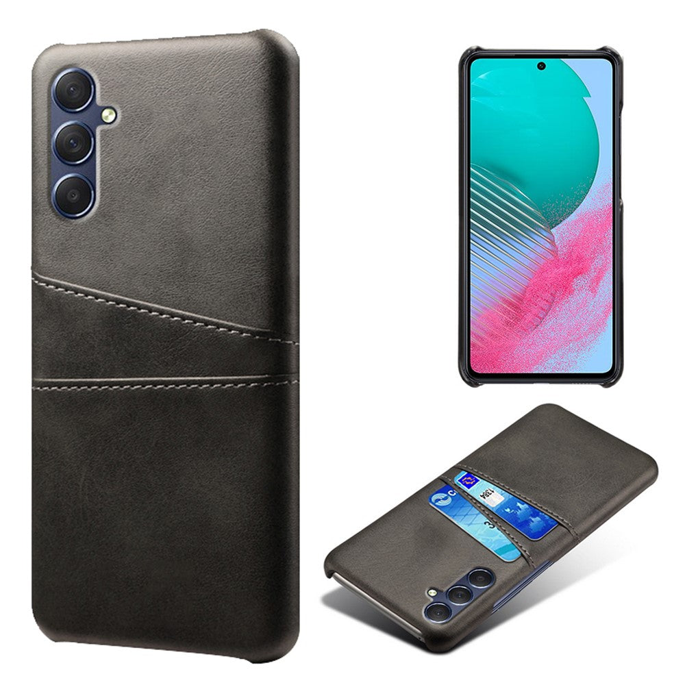 Samsung Galaxy A24 4G (162,1 x 77,6 x 8,3 mm) Dubbla kortplatser PU-läderbelagt PC-skal Reptåligt mobilskydd