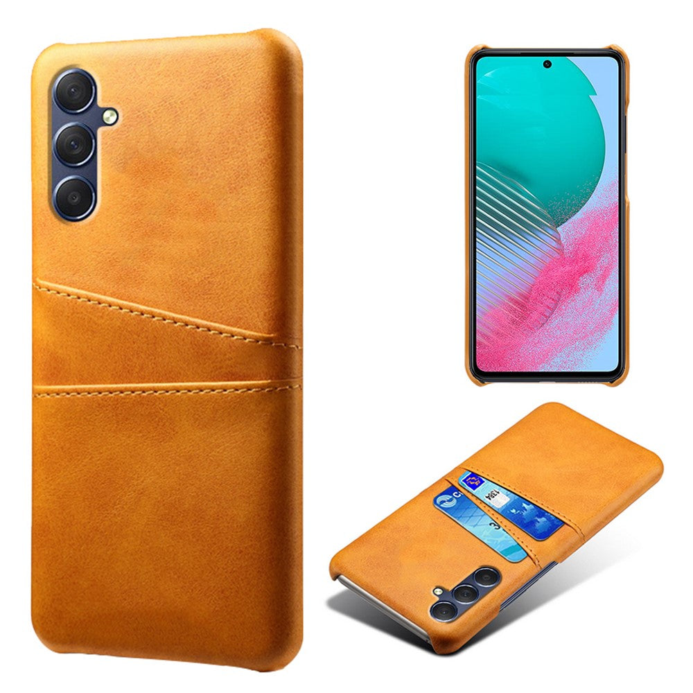 Samsung Galaxy A24 4G (162,1 x 77,6 x 8,3 mm) Dubbla kortplatser PU-läderbelagt PC-skal Reptåligt mobilskydd