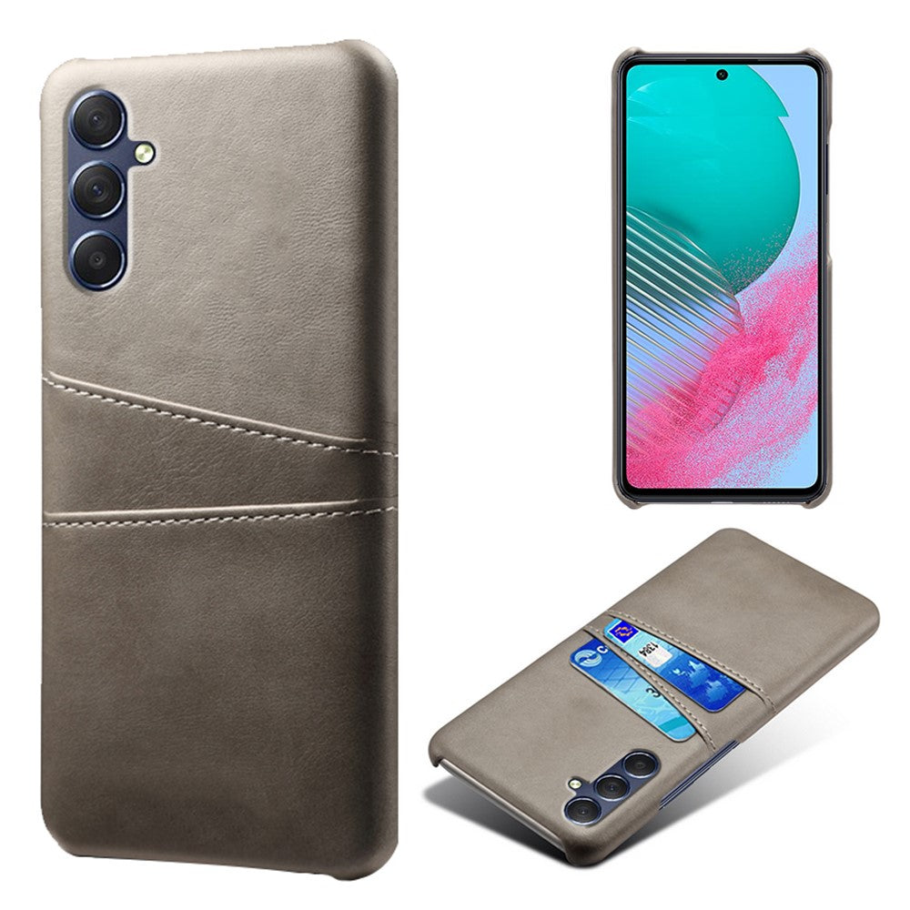Samsung Galaxy A24 4G (162,1 x 77,6 x 8,3 mm) Dubbla kortplatser PU-läderbelagt PC-skal Reptåligt mobilskydd