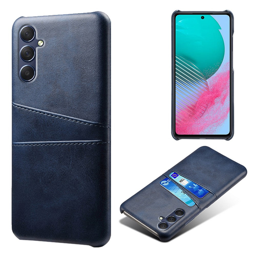Samsung Galaxy A24 4G (162,1 x 77,6 x 8,3 mm) Dubbla kortplatser PU-läderbelagt PC-skal Reptåligt mobilskydd