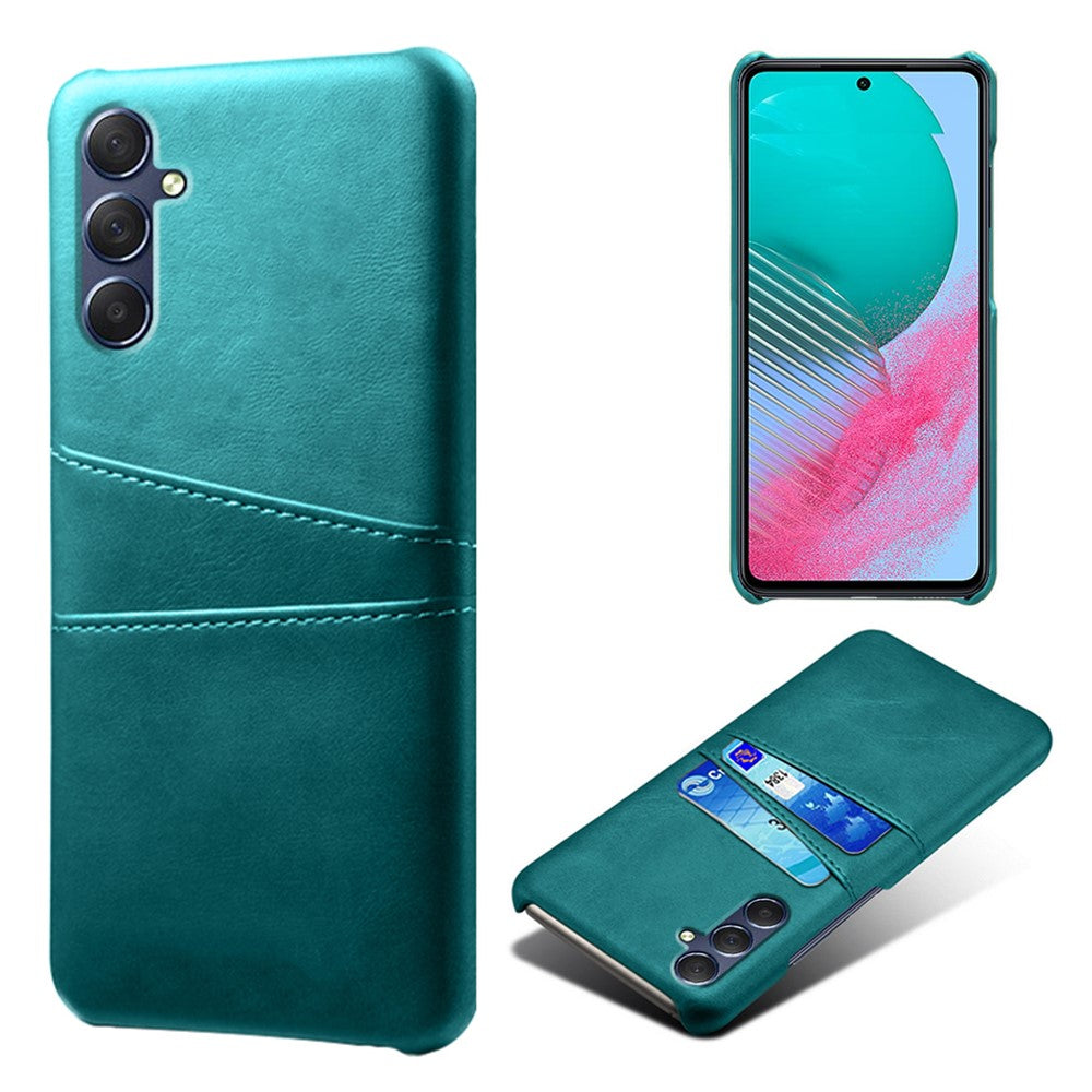 Samsung Galaxy A24 4G (162,1 x 77,6 x 8,3 mm) Dubbla kortplatser PU-läderbelagt PC-skal Reptåligt mobilskydd