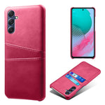 Samsung Galaxy A24 4G (162,1 x 77,6 x 8,3 mm) Dubbla kortplatser PU-läderbelagt PC-skal Reptåligt mobilskydd