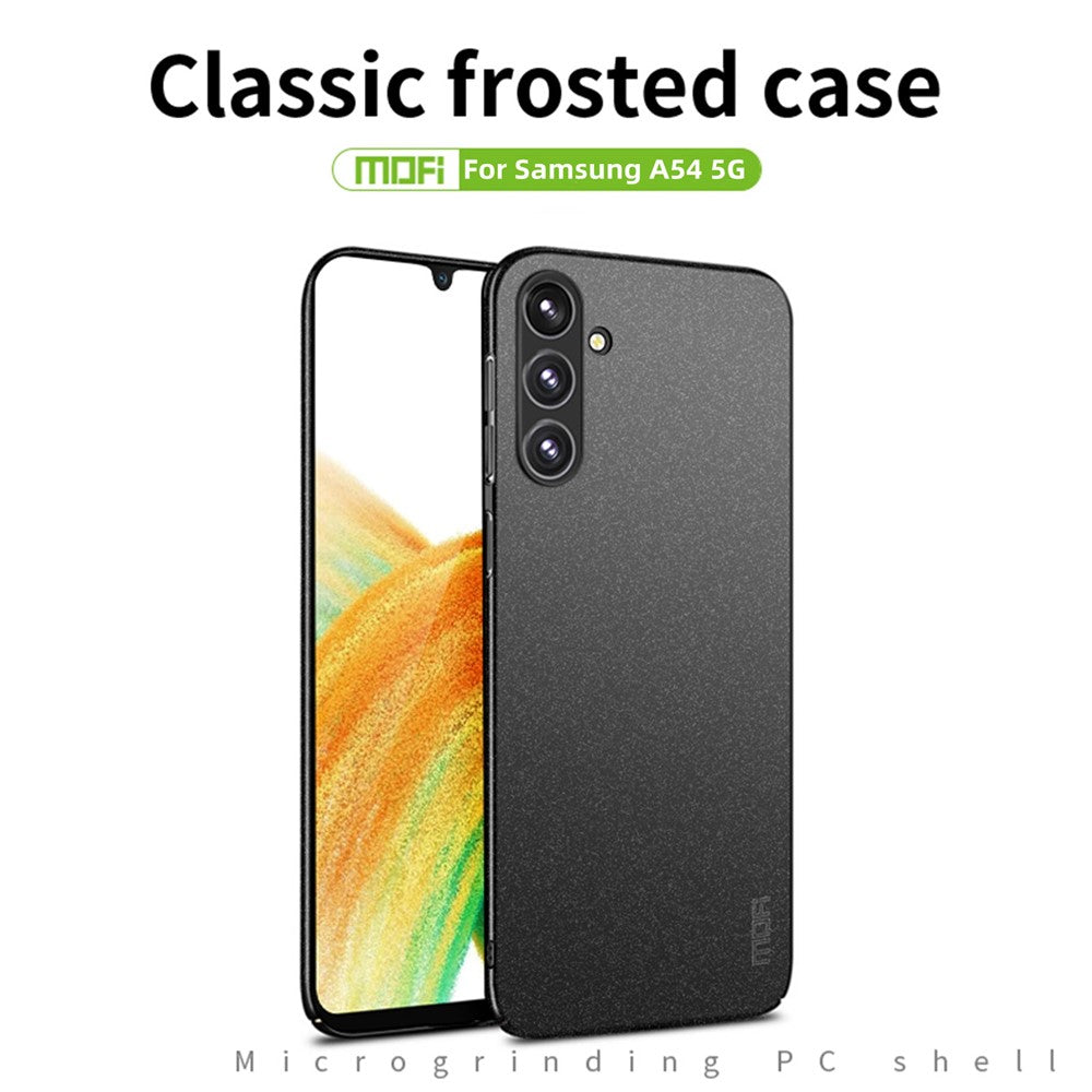 MOFI Shield Matte Series Til Samsung Galaxy A54 5G Mat Skind Telefoncover Ultratyndt Ridsefast Hard PC Cover