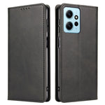 For Xiaomi Redmi Note 12 4G PU Leather Wallet Case Calf Texture Stand Smartphone Cover