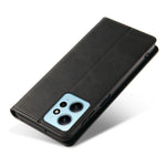 For Xiaomi Redmi Note 12 4G PU Leather Wallet Case Calf Texture Stand Smartphone Cover