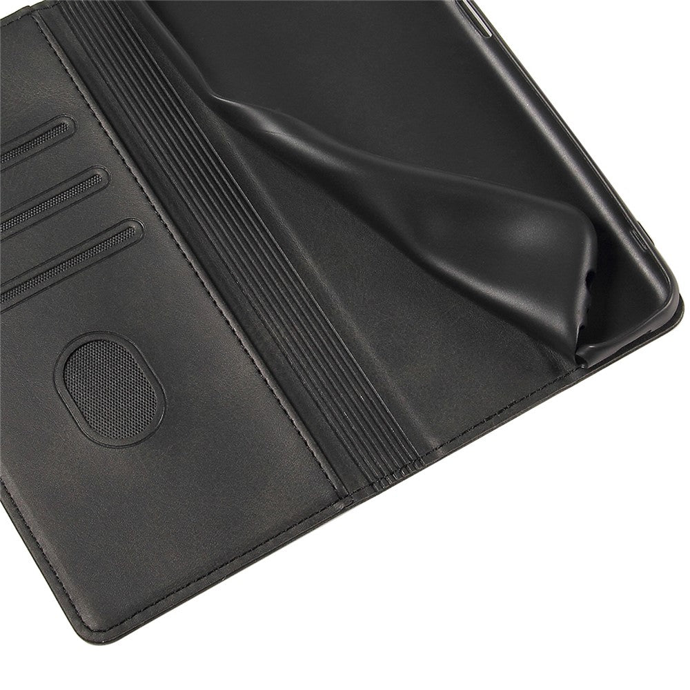 For Xiaomi Redmi Note 12 4G PU Leather Wallet Case Calf Texture Stand Smartphone Cover