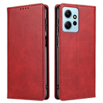 For Xiaomi Redmi Note 12 4G PU Leather Wallet Case Calf Texture Stand Smartphone Cover