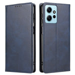 Xiaomi Redmi Note 12 4G PU-läder plånboksfodral med kalvstruktur, stativ, smartphone-fodral