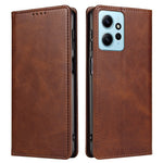 For Xiaomi Redmi Note 12 4G PU Leather Wallet Case Calf Texture Stand Smartphone Cover