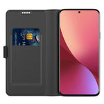 Korthållare för Xiaomi Redmi Note 12S 4G, PU-läder + TPU-stativ