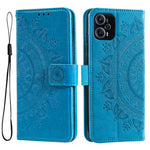 For Xiaomi Redmi Note 12 Turbo / Poco F5 5G Wallet PU Leather Case Mandala Flower Imprint Stand Cover