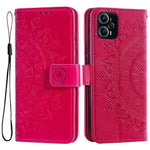 For Xiaomi Redmi Note 12 Turbo / Poco F5 5G Wallet PU Leather Case Mandala Flower Imprint Stand Cover