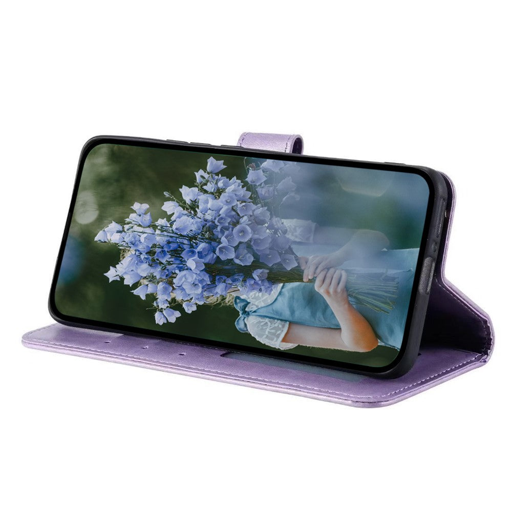 Til Samsung Galaxy M54 5G / F54 5G Anti-ridse PU Læder Pung Telefonetui Mandala Blomstermønster Stativ Cover