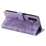 Til Samsung Galaxy M54 5G / F54 5G Anti-ridse PU Læder Pung Telefonetui Mandala Blomstermønster Stativ Cover