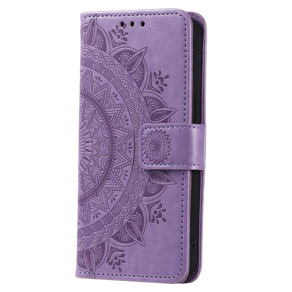 Til Samsung Galaxy M54 5G / F54 5G Anti-ridse PU Læder Pung Telefonetui Mandala Blomstermønster Stativ Cover