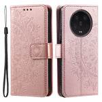 For Xiaomi 13 Ultra PU Leather Phone Cover Imprinted Mandala Flower Pattern Stand Wallet Anti-Dust Cell Phone Case