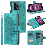 For Xiaomi Redmi Note 12 Pro 5G / Note 12 Pro Speed 5G / Poco X5 Pro 5G Leather Wallet Stand Cover Mandala Flower Imprint Phone Case