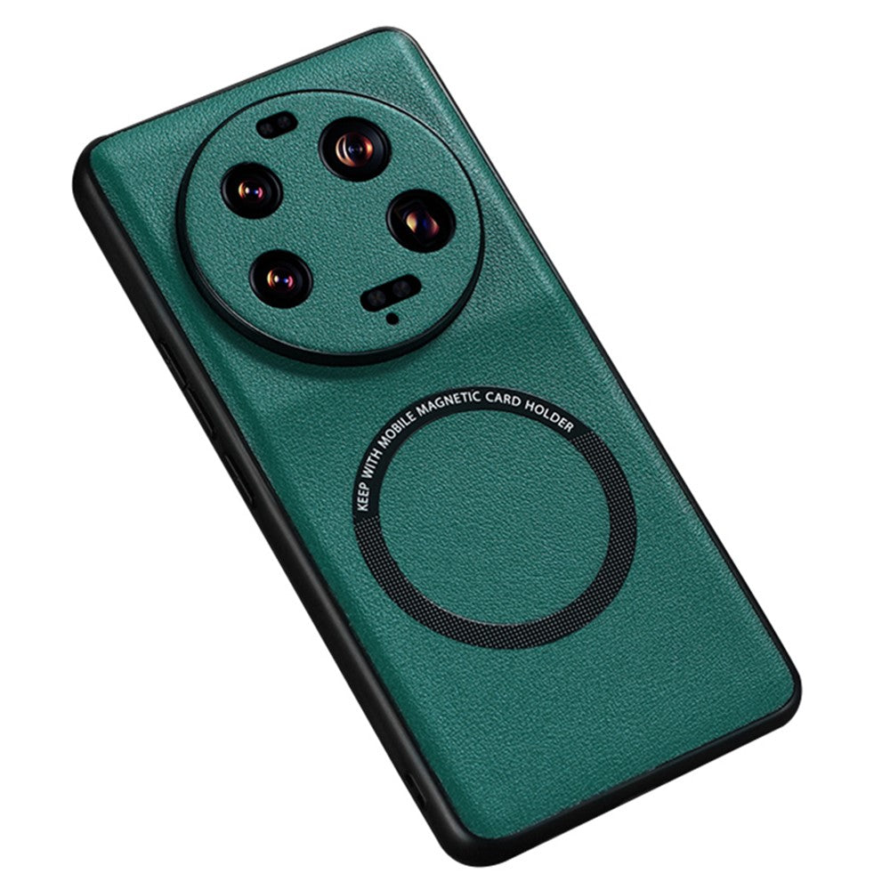 Xiaomi 13 Ultra Magnetiskt Skal PU Läderbelagt PC+TPU mobilskal