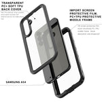 REDPEPPER A-serien IP68 Vattentätt mobilskal för Samsung Galaxy A54 5G Transparent PC+TPU-fodral