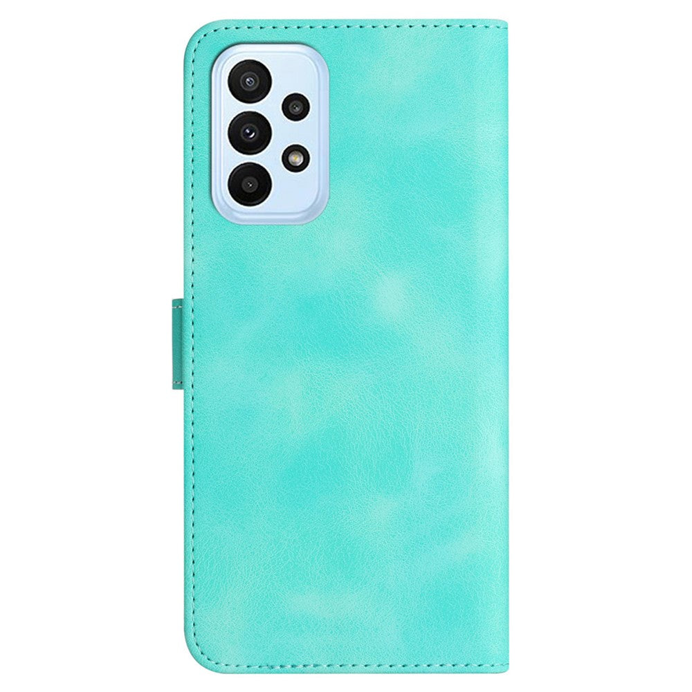 YX0030 Flip Phone Cover for Samsung Galaxy A53 5G , PU Leather Imprinted Pattern Stand Wallet Case
