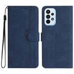 YX0030 Til Samsung Galaxy A33 5G Telefoncover Præget Mønster PU Læder Pungcover med Stativ