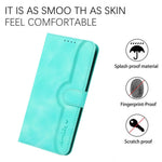YX0030 PU Leather Flip Cover for Xiaomi 13 Shockproof Wallet Phone Case Imprinted Pattern Anti-Drop Phone Shell