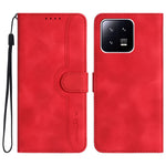 YX0030 PU Leather Flip Cover for Xiaomi 13 Shockproof Wallet Phone Case Imprinted Pattern Anti-Drop Phone Shell