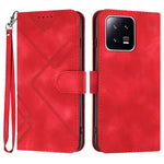 YX0040 For Xiaomi 13 Imprinted Wallet Phone Case PU Leather Anti-drop Stand Cover
