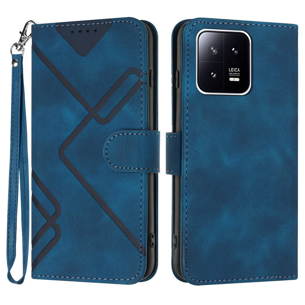 YX0040 For Xiaomi 13 Pro 5G Imprinted Leather Mobile Case Flip Stand Wallet Phone Cover