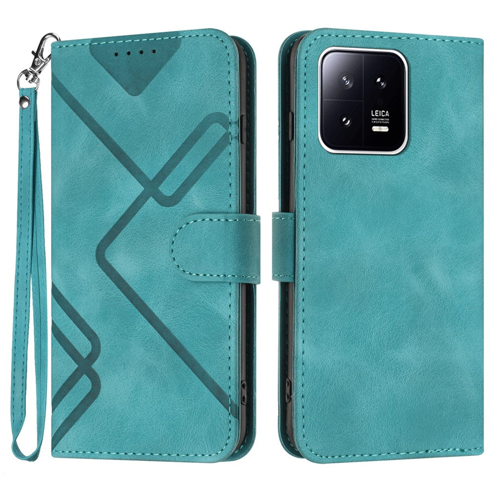 YX0040 For Xiaomi 13 Pro 5G Imprinted Leather Mobile Case Flip Stand Wallet Phone Cover