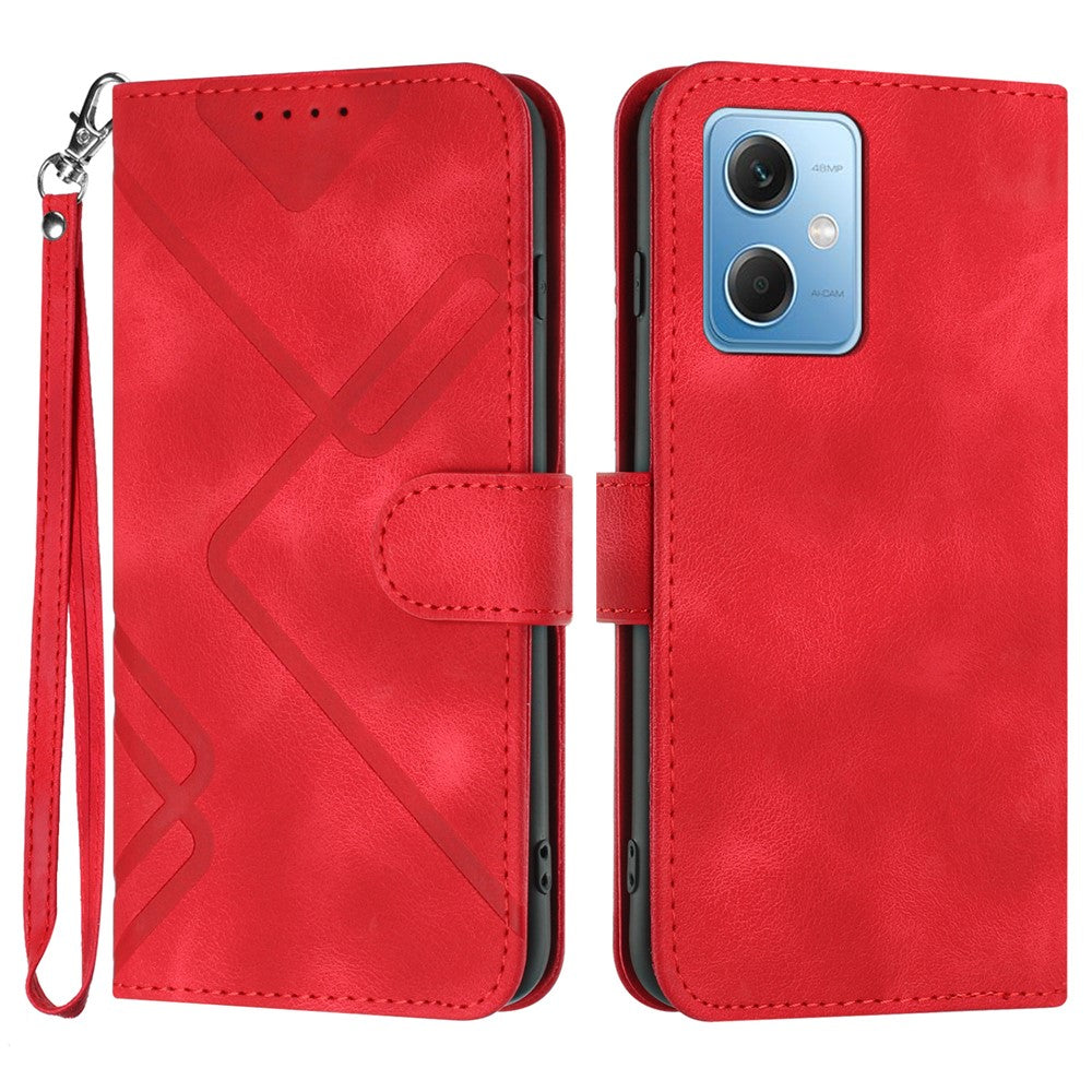 YX0040 For Xiaomi Redmi Note 12 5G (China) / (India) / (Global) / Poco X5 5G Wallet Phone Case Imprinted Pattern PU Leather Stand Cover