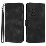 YX0040 För Samsung Galaxy A53 5G mobilfodral Präglat Mönster PU Läderfodral Plånbok