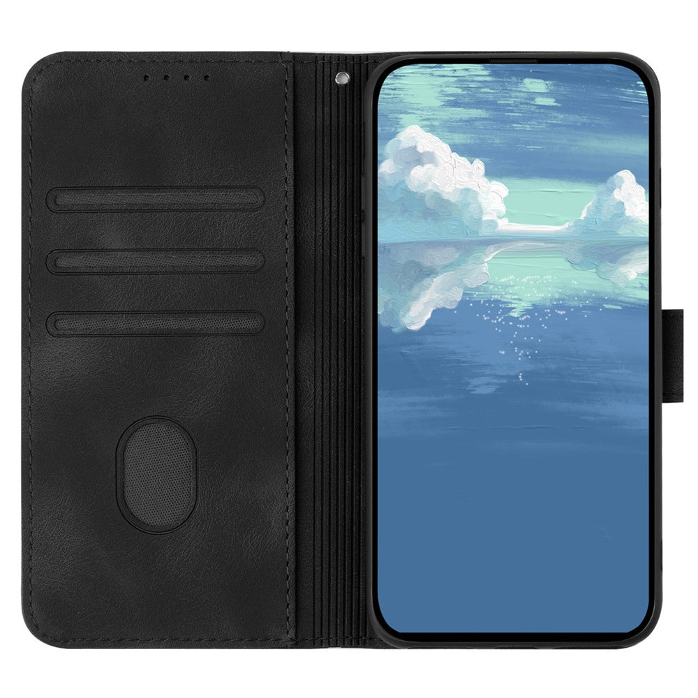 YX0040 For Samsung Galaxy M33 5G (Global Version) Wallet Phone Case Imprinted Pattern PU Leather Phone Stand Cover