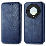 For Honor X40 5G / X9a 5G / Magic5 Lite 5G PU Leather Case Rhombus Imprint Wallet Stand Phone Cover
