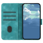 YX0040 For Samsung Galaxy A24 4G (162.1 x 77.6 x 8.3mm) Shockproof Wallet Phone Case Imprinted Pattern PU Leather Stand Cover