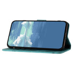 YX0040 For Samsung Galaxy A24 4G (162.1 x 77.6 x 8.3mm) Shockproof Wallet Phone Case Imprinted Pattern PU Leather Stand Cover