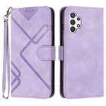 YX0040 Til Samsung Galaxy A13 4G Præget Telefonpung Etui PU Læder Foldbart Stativ Cover