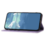 YX0040 Til Samsung Galaxy A13 4G Præget Telefonpung Etui PU Læder Foldbart Stativ Cover