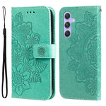 For Samsung Galaxy M54 5G / F54 5G Case Floral Pattern PU Leather Wallet Stand Phone Cover