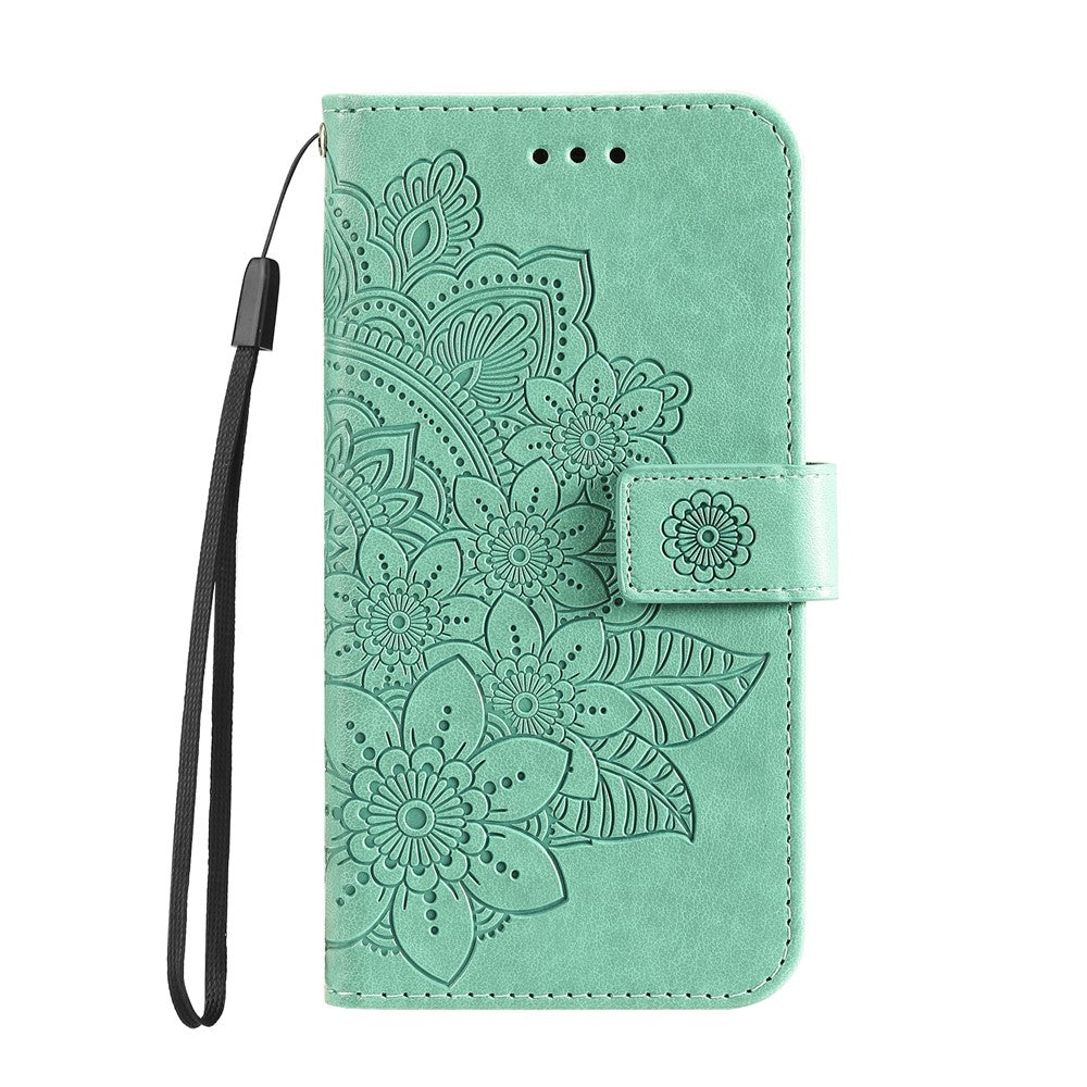 For Samsung Galaxy M54 5G / F54 5G Case Floral Pattern PU Leather Wallet Stand Phone Cover