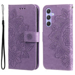 For Samsung Galaxy M54 5G / F54 5G Case Floral Pattern PU Leather Wallet Stand Phone Cover