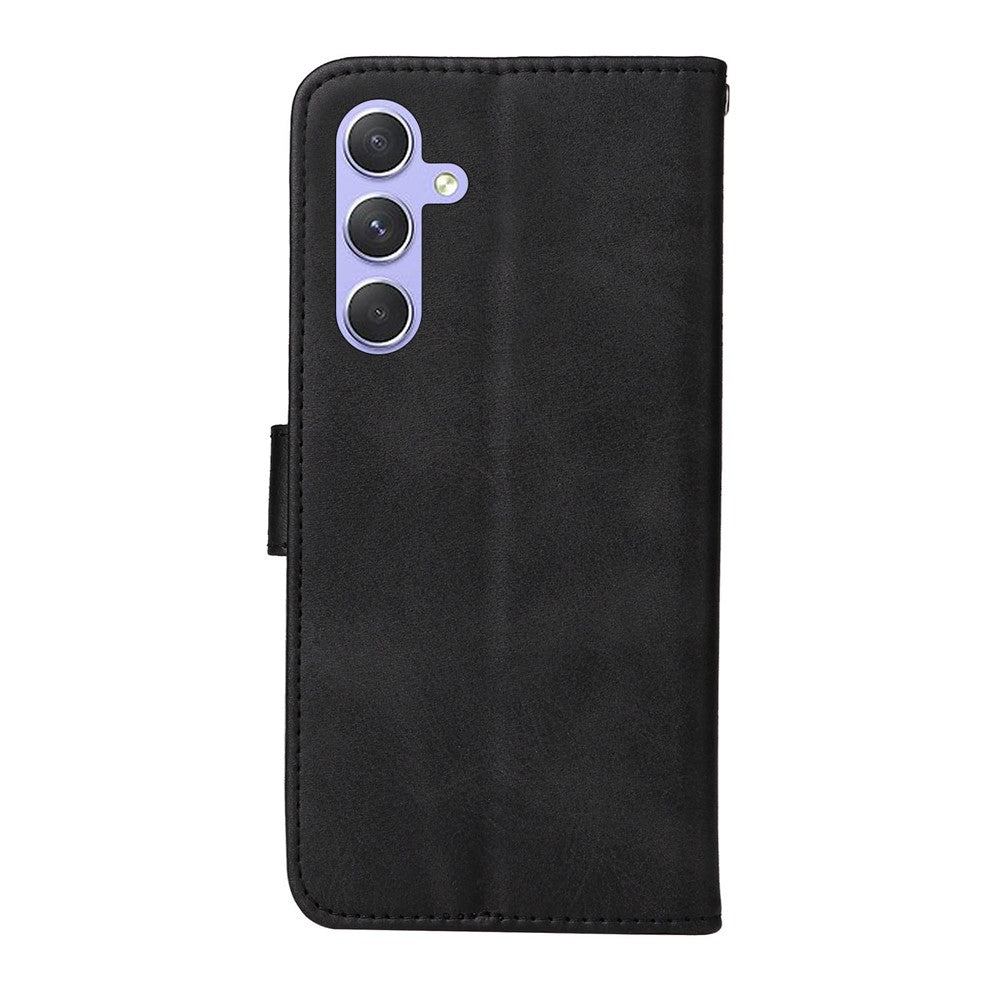 For Samsung Galaxy M54 5G / F54 5G Flip Protective Phone Cover PU Leather Calf Texture Stand Wallet Case